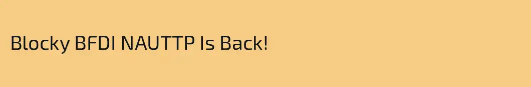 Blocky BFDI NAUTTP Is Back!